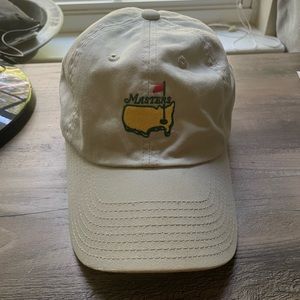 Masters hat with adjustable strap